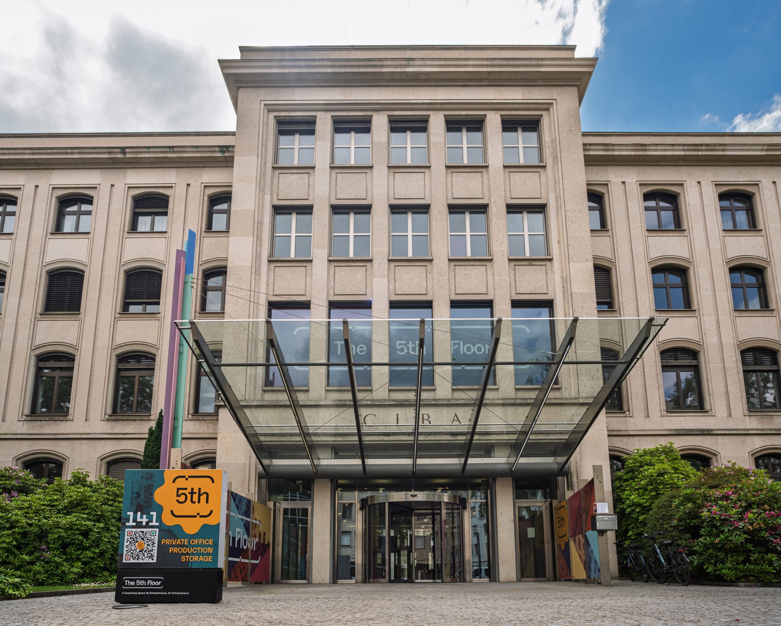 The 5th Floor – Klybeck building entrance